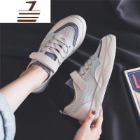 尗卡2020网面潮鞋学生韩版帆布鞋女新款小白鞋透气网鞋百搭板鞋子