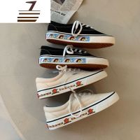 尗卡许刘芒 新款韩国ulzzang学生帆布鞋女百搭低帮滑板鞋子