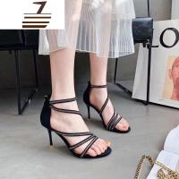 尗卡39.9 百搭单鞋子细跟小码欧美猫跟尖头浅口高跟鞋女2020新款