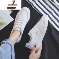 尗卡菊花小白鞋女2020年新款小雏菊女鞋子ins潮百搭白鞋板鞋休闲鞋