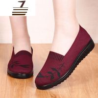 尗卡女鞋中老年健步鞋软底防滑妈妈运动鞋透气老人网鞋休闲鞋