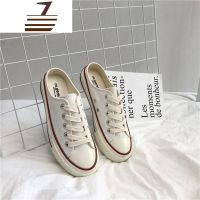 尗卡半踩懒人帆布拖鞋女百搭休闲舒适无后跟一脚蹬踩脚板鞋黑白色帆布鞋