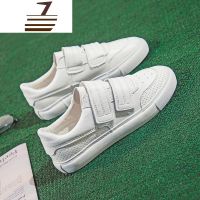尗卡新款2020年魔术贴小白鞋女款学生百搭白鞋韩版休闲板鞋休闲鞋
