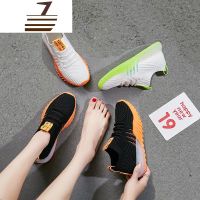 尗卡果冻网红袜子鞋大码女休闲鞋潮流网面ins透气鞋41-43小白鞋