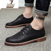 尗卡皮鞋布洛克花男鞋休闲英伦复古正装鞋林弯弯les帅t中性38小码潮休闲鞋