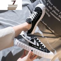 尗卡帆布鞋女2020新款百搭小白鞋子女韩版学生鞋子女休闲鞋板鞋女
