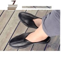 尗卡中国风男鞋传统真皮老年人软底防滑老头透气老人皮鞋男休闲鞋