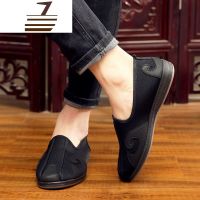 尗卡中国风古装汉服唐装布鞋男复古道士禅修夫子鞋传统老式功夫洒鞋男休闲鞋