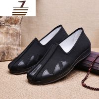 尗卡传统中国风男鞋复古云头洒鞋僧鞋老头鞋防滑功夫鞋大码休闲鞋