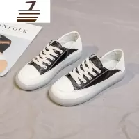 尗卡新款单鞋女2020软底两穿休闲鞋果冻底港风板鞋舒适小白鞋女潮