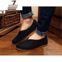 尗卡正宗前工艺布鞋 传统中国风透气布面简约软底爸爸男鞋休闲鞋