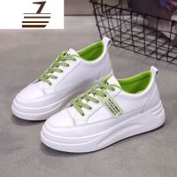 尗卡皮面小白鞋女2020新款韩版板鞋百搭休闲学生ins运动神仙单鞋