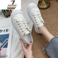 尗卡鞋子女2020潮鞋新款帆布鞋女韩版系带休闲鞋百搭板鞋女低帮鞋