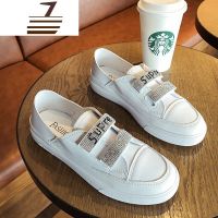 尗卡网红魔术贴小白鞋新款休闲百搭潮鞋神仙鞋2020女鞋子ins休闲鞋