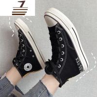 尗卡2020高帮帆布鞋男鞋休闲夜光动漫鞋子男潮鞋百搭新款反光板鞋