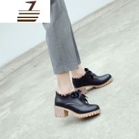 尗卡仙女风高跟鞋学生十八岁淑女单鞋百搭英伦小皮鞋2020新款女鞋