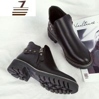 尗卡马丁靴女英伦风裸靴子女短靴2020新款百搭韩版学生切尔西女靴女士靴子