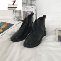 尗卡马丁靴女2020新款英伦风百搭网红瘦瘦靴透气配裙子穿的短靴子女士靴子