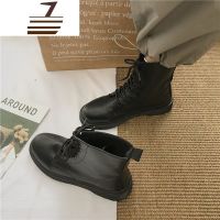 尗卡马丁靴女英伦风2020年新款百搭瘦瘦靴透气配裙子穿的靴子港味女士靴子