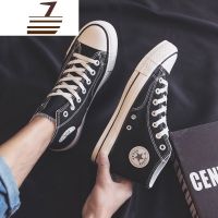 尗卡小世学长高帮帆布鞋男潮流百搭韩版男生休闲鞋子潮鞋男布鞋男板鞋