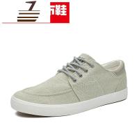 尗卡帆布鞋男棉麻休闲板鞋 百搭低帮韩版运动男鞋 新款潮鞋子