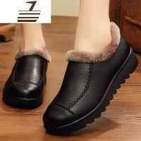 尗卡软底中老年妈妈女鞋老太太单鞋平底老人皮鞋舒适防滑单鞋女