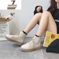 尗卡网红短靴ins马丁靴女短筒新款英伦风韩版百搭学生chic靴子女士靴子