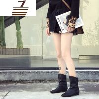 尗卡时尚短筒靴女2新款韩版气质学生时尚淑女你温柔马丁靴女靴子