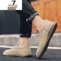 尗卡复古工装靴增高英伦低帮马丁短靴子2020新款网红男鞋百搭