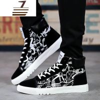 尗卡雪地靴男士短靴棉靴韩版潮流男鞋子透气跑步潮鞋马丁鞋男靴子