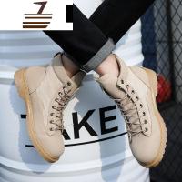 尗卡。款男鞋马丁靴子高帮皮鞋英伦男士休闲鞋透气潮流工装