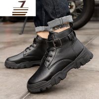 尗卡马丁靴男新款潮鞋英伦风男靴休闲高帮靴百搭高帮靴子男鞋