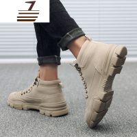 尗卡马丁靴新款男鞋透气休闲鞋百搭板鞋跑步潮流运动鞋子男潮鞋男士高帮鞋