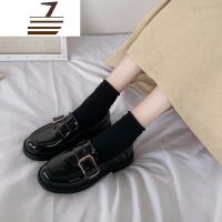 尗卡小皮鞋女英伦风2020新款百搭学生日系软妹粗跟乐福鞋平底单鞋