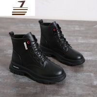 尗卡2020新款英伦风马丁靴女网红单靴厚底百搭帅气款小短靴子女士靴子