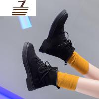 尗卡chic马丁靴女英伦风2020新款短靴学生韩版潮单里靴子网红鞋子女士靴子