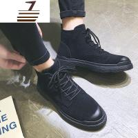 尗卡战术马丁靴男高帮英伦风透气工装靴男韩版中帮沙漠短靴靴子男