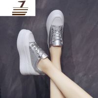 尗卡内增高女鞋8cm增高网红小白鞋2020新款款百搭厚底松糕鞋潮休闲鞋