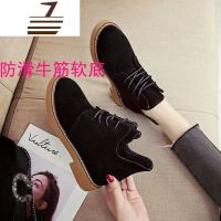 尗卡马丁靴女英伦风学生短靴小跟裸靴子2020新款韩版百搭女靴单靴女士靴子