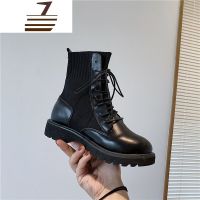 尗卡马丁靴女英伦风新款学生百搭厚底透气机车靴子女短靴网红单靴女士靴子