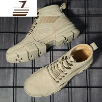 尗卡马丁靴男真皮英伦短靴高帮鞋沙漠雪地工装靴棉鞋子男男士靴子