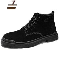 尗卡马丁靴男鞋2020新款高帮工装靴子男英伦休闲皮鞋中帮潮流男鞋