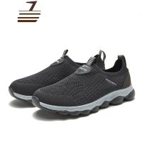 尗卡透气网面爸爸鞋男软底舒适中老年人健步鞋户外散步休闲登山鞋休闲鞋