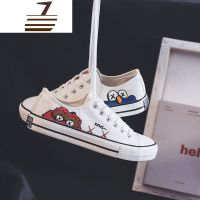 尗卡网红鞋子超火韩版新款帆布鞋女学生百搭透气小白鞋2020潮鞋