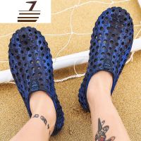 尗卡洞洞鞋男新款学生户外沙滩鞋青年拖鞋休闲透气软底凉拖鞋休闲鞋