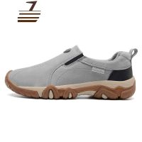 尗卡户外休闲旅游运动鞋男鞋登山鞋男士一脚蹬爸爸鞋中老年健步鞋休闲鞋