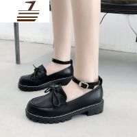尗卡日系lolita洛丽塔花边软妹鞋梅露露低跟jk制服小皮鞋圆头lo少女休闲鞋