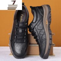 尗卡男鞋2020新款男士休闲皮鞋韩版潮流运动户外登山百搭鞋子潮鞋休闲鞋