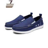 尗卡cross男帆布鞋休闲鞋一脚蹬懒人鞋透气男鞋