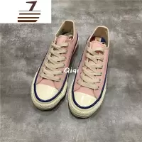 尗卡ins复古港风帆布鞋女新款板鞋女韩国ulzzang
